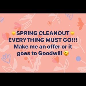 SPRING CLOSET CLEANOUT